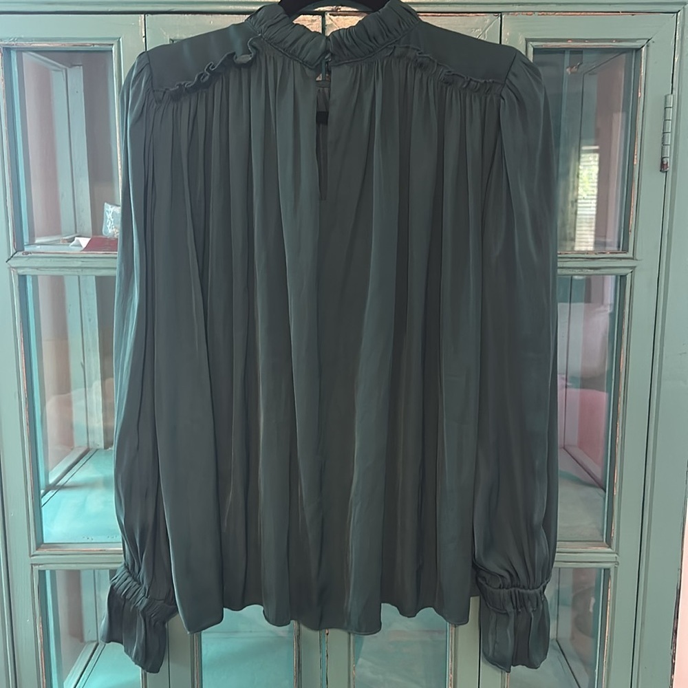 TCEC Silky Ruffle Blouse - Picture 5 of 5